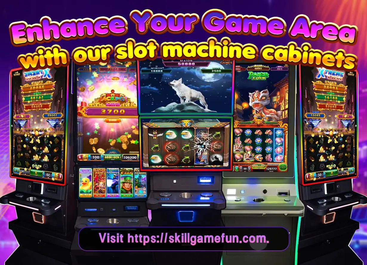 slot machine cabinets of skillgamex.com