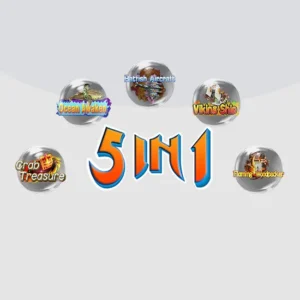 5-in-1 arcade fishing games board for skill fish arcade games