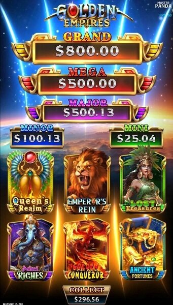 Royal Style 6 In 1 Slot Machine Game Software Golden Empires