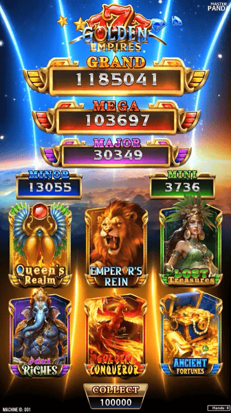 Slot Machine Software Golden Empires 777 game